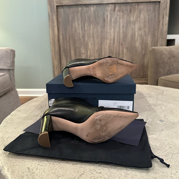 Malone Souliers black bootie worn once 6.5 they run a half size small ! - Picture 11 of 11